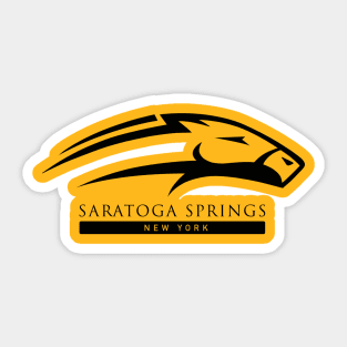 Horse Racing at Saratoga Springs New York Sticker